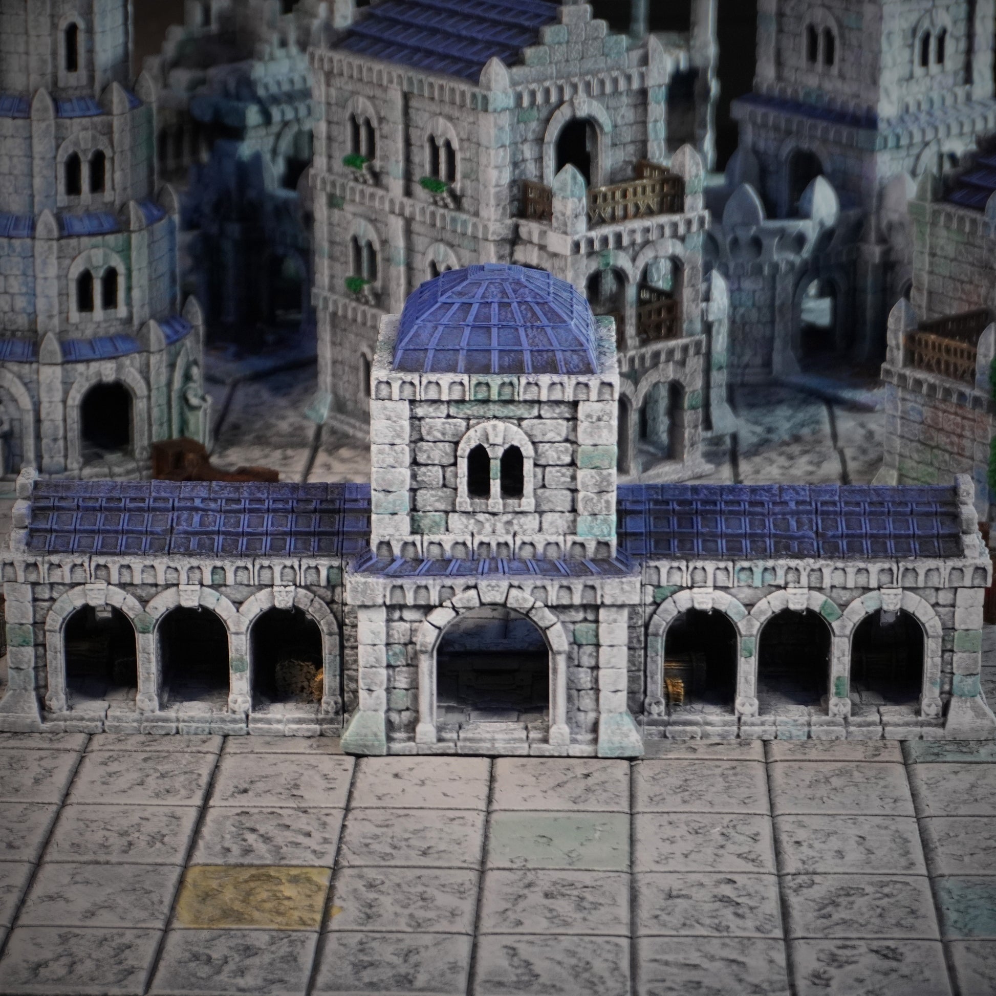 Gondor Stable | Minas Tirith Tor Ithilas Inspired Terrain | 28mm MESBG LOTR Wargaming Scenery | DnD Tabletop
