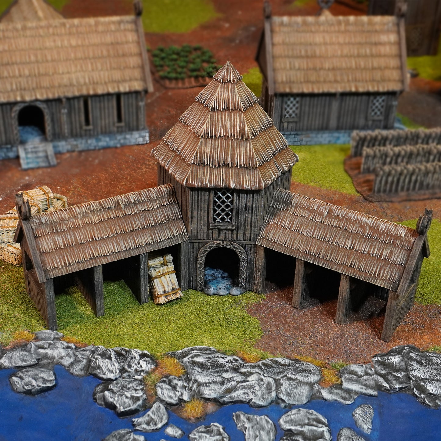 Rohan Stables | Conquest Inspired Terrain | 28mm MESBG LOTR Wargaming Scenery | DnD