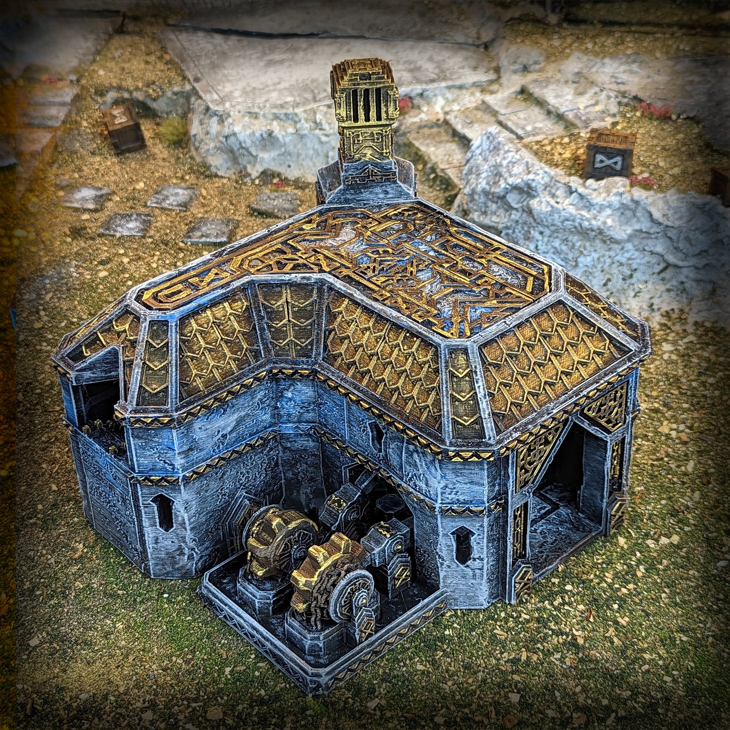 Dwarven Forge Works | Conquest Inspired Terrain | 28mm MESBG LOTR Wargaming Scenery | DnD