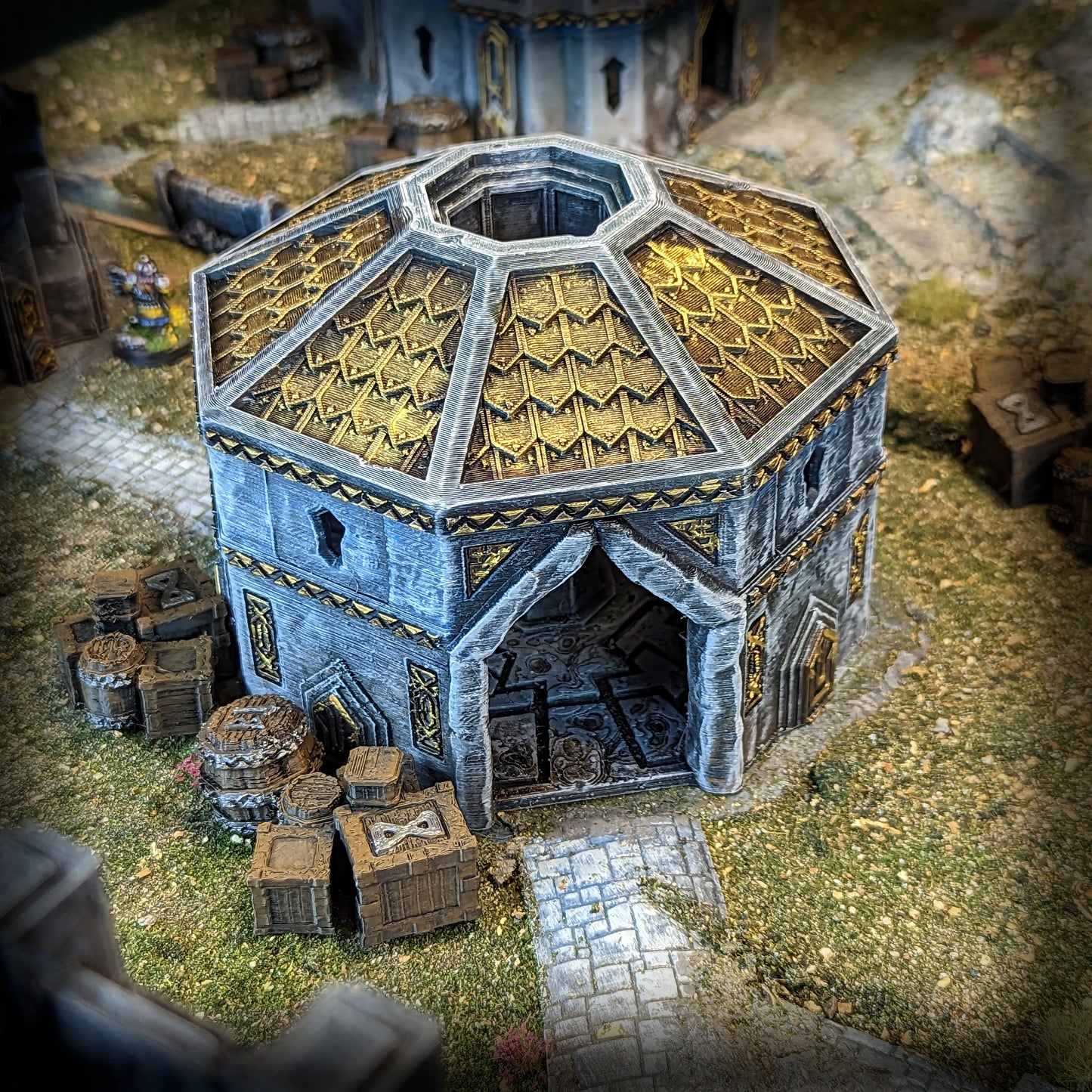 Dwarven Wellhouse | Conquest Inspired Terrain | 28mm MESBG LOTR Wargaming Scenery | DnD