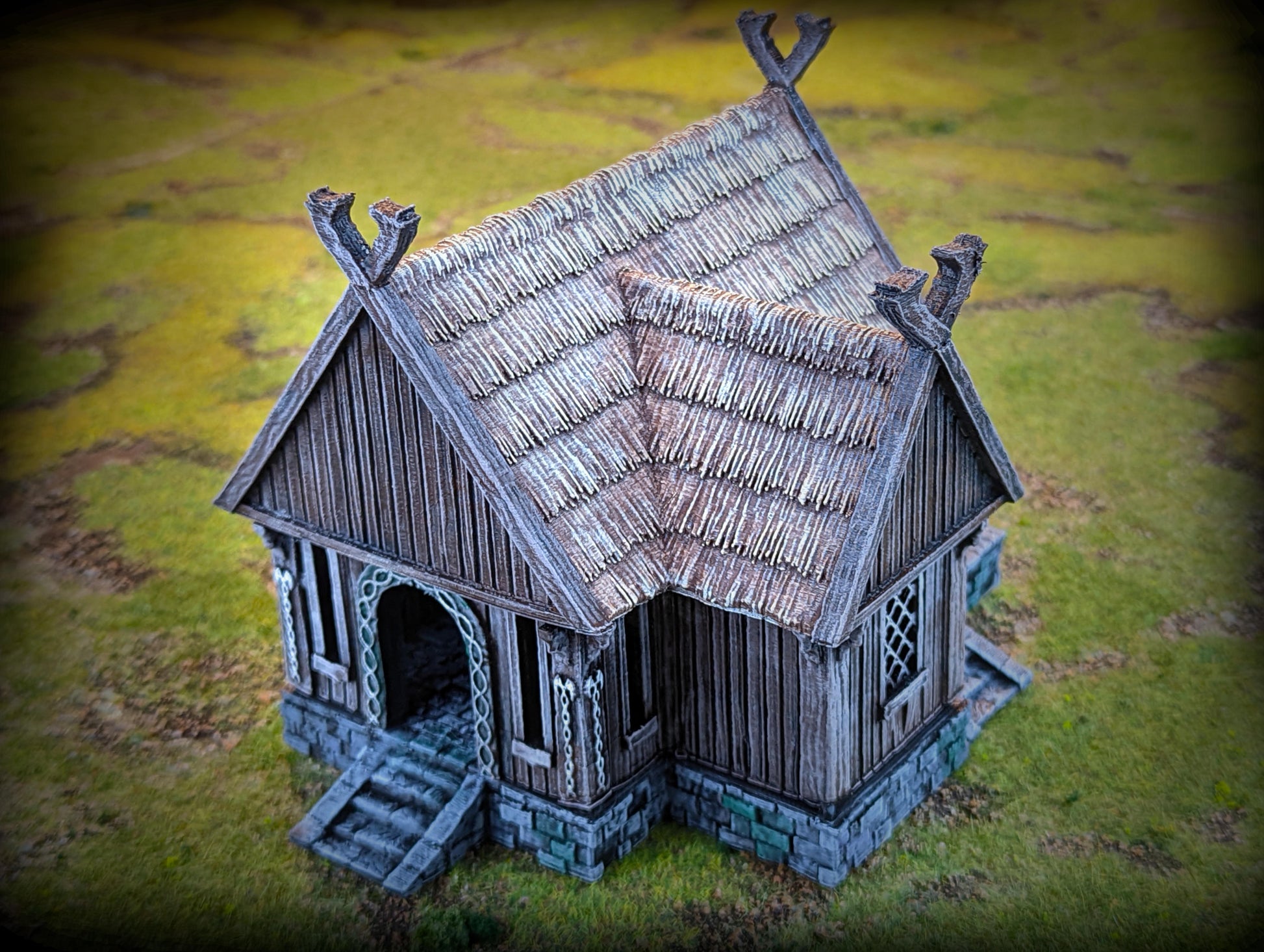 Fantasy Villagers House | Conquest Inspired Terrain | 28mm MESBG LOTR Wargaming Scenery | DnD