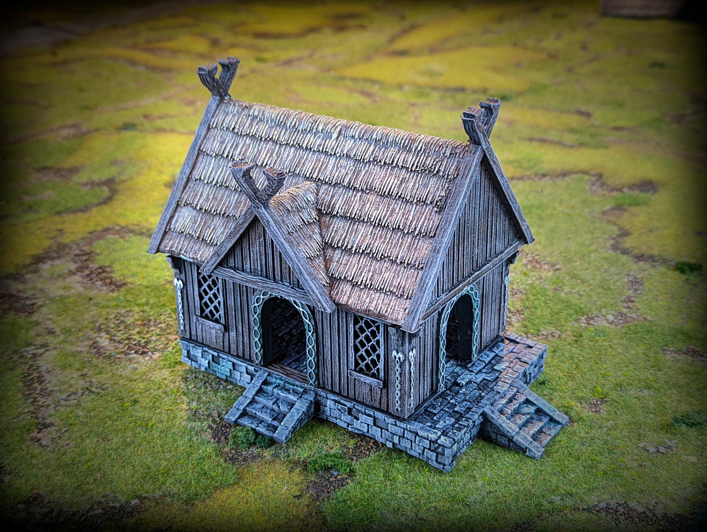 Fantasy Warriors Home | Conquest Inspired Terrain | 28mm MESBG LOTR Wargaming Scenery | DnD