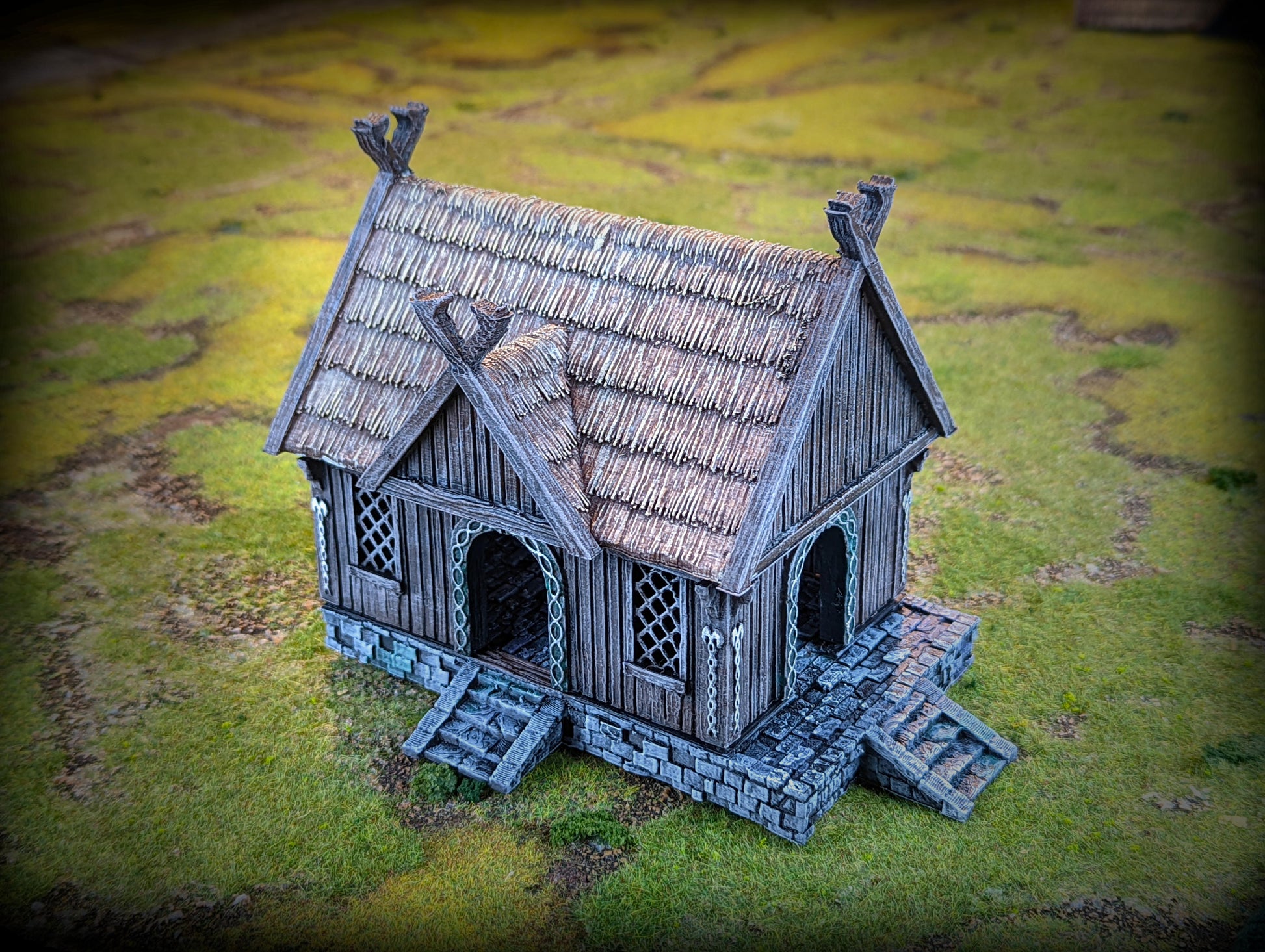 Fantasy Warriors Home | Conquest Inspired Terrain | 28mm MESBG LOTR Wargaming Scenery | DnD