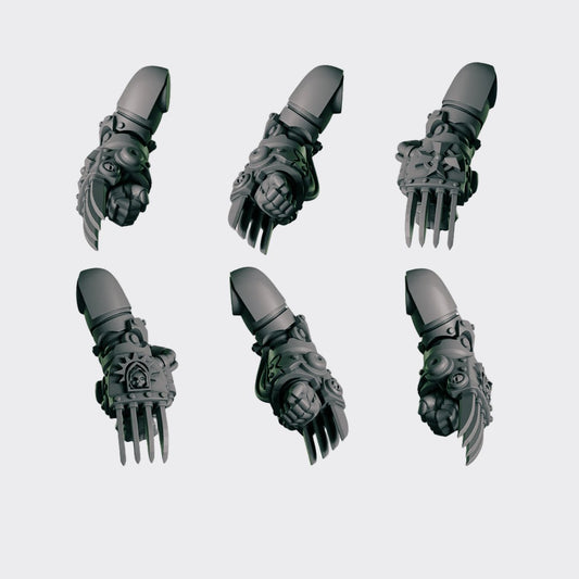 Cuchillas Relámpago Eternal Crusaders — bits de conversión sci-fi grimdark de Greytide Studio, resina 32mm sin pintar