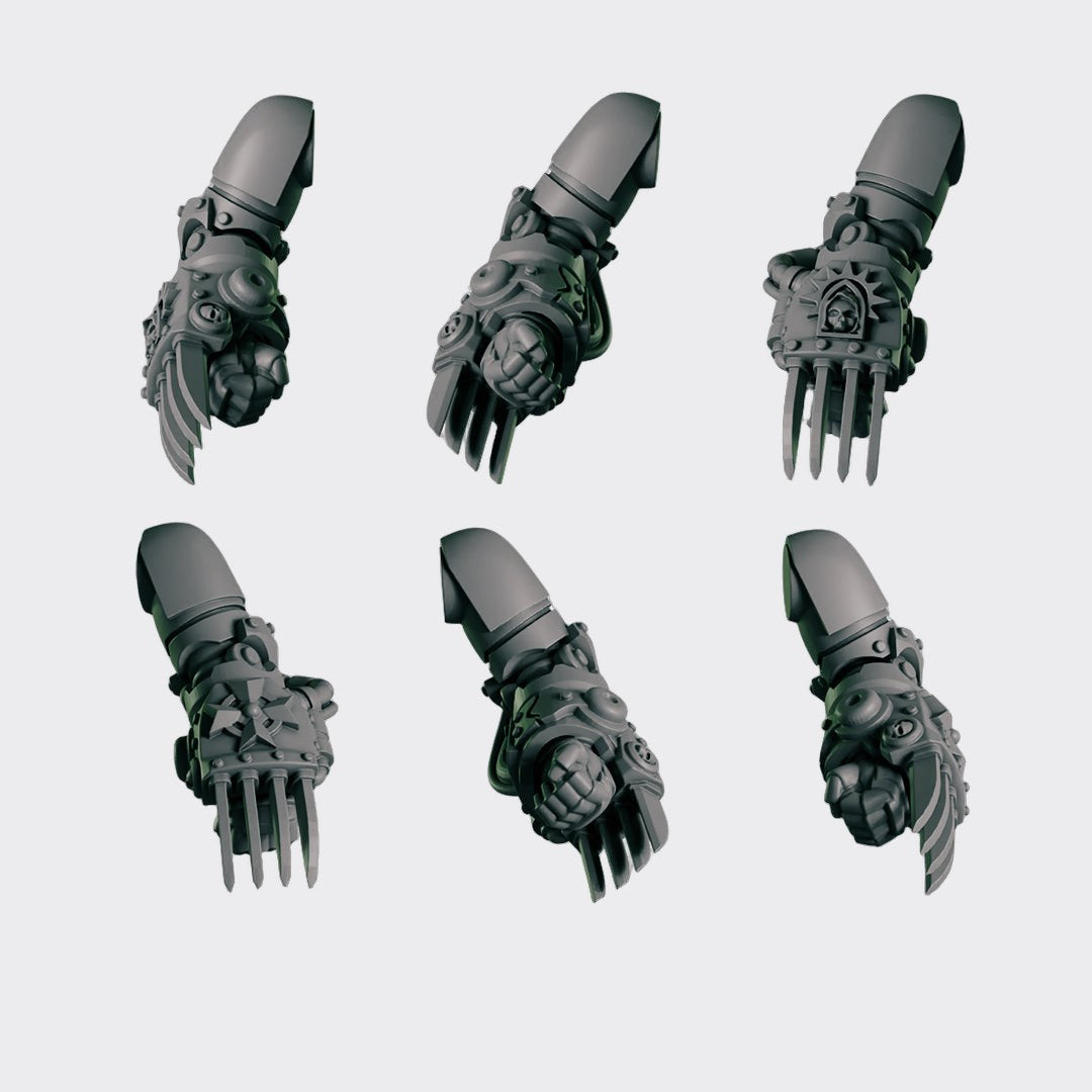 Cuchillas Relámpago Eternal Pilgrims — bits de conversión sci-fi grimdark de Greytide Studio, resina 32mm sin pintar