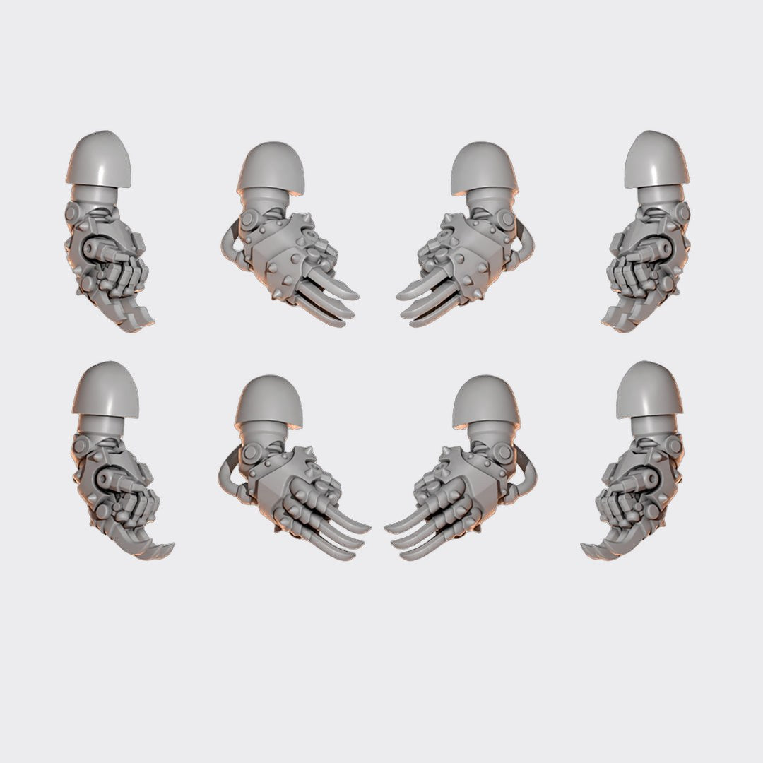 Cuchillas Terminator Anvil Wardens — bits de conversión sci-fi grimdark de Greytide Studio, resina 32mm sin pintar