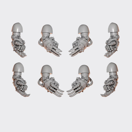 Cuchillas Terminator Anvil Wardens — bits de conversión sci-fi grimdark de Greytide Studio, resina 32mm sin pintar