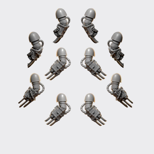 Cuchillas Terminator Eternal Crusaders — bits de conversión sci-fi grimdark de Greytide Studio, resina 32mm sin pintar