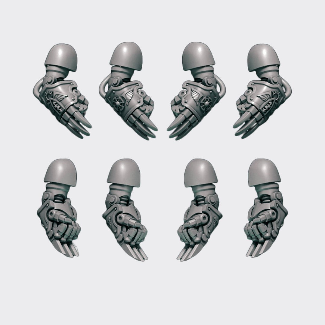 Cuchillas Terminator Eternal Pilgrims — bits de conversión sci-fi grimdark de Greytide Studio, resina 32mm sin pintar