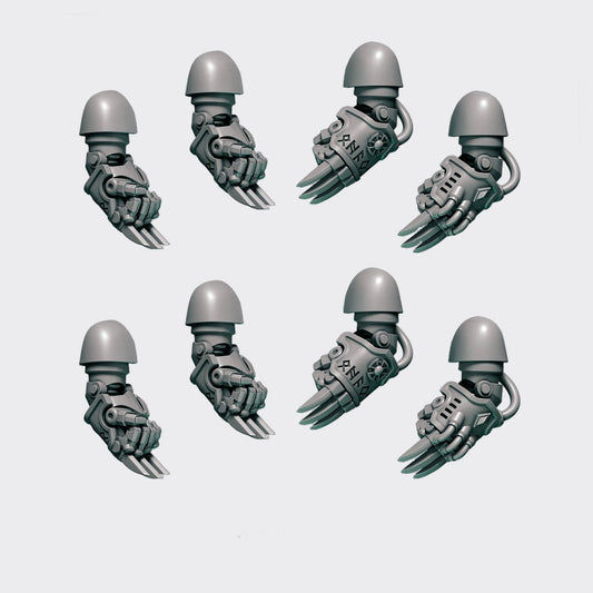 Cuchillas Terminator Primal Hounds — bits de conversión sci-fi grimdark de Greytide Studio, resina 32mm sin pintar