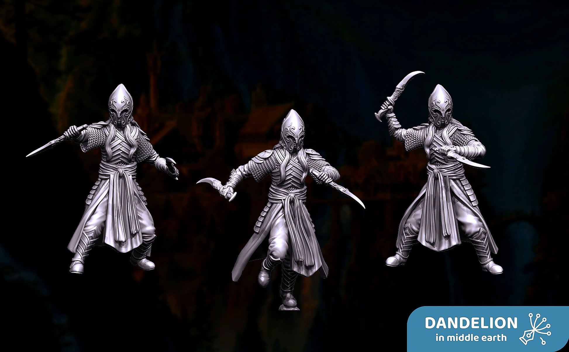 Miniatura Consejero Mayor de Rivendel Rivendel resina 32mm - Drakholm