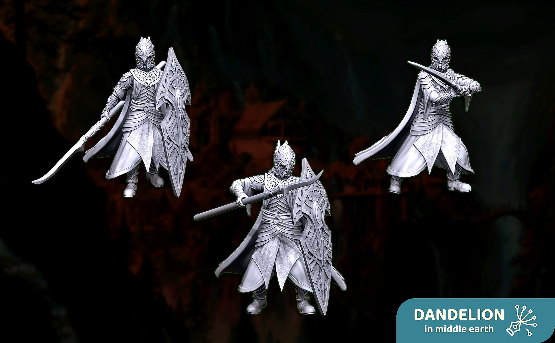 Miniatura Oficial de Rivendel Rivendel resina 32mm - Drakholm