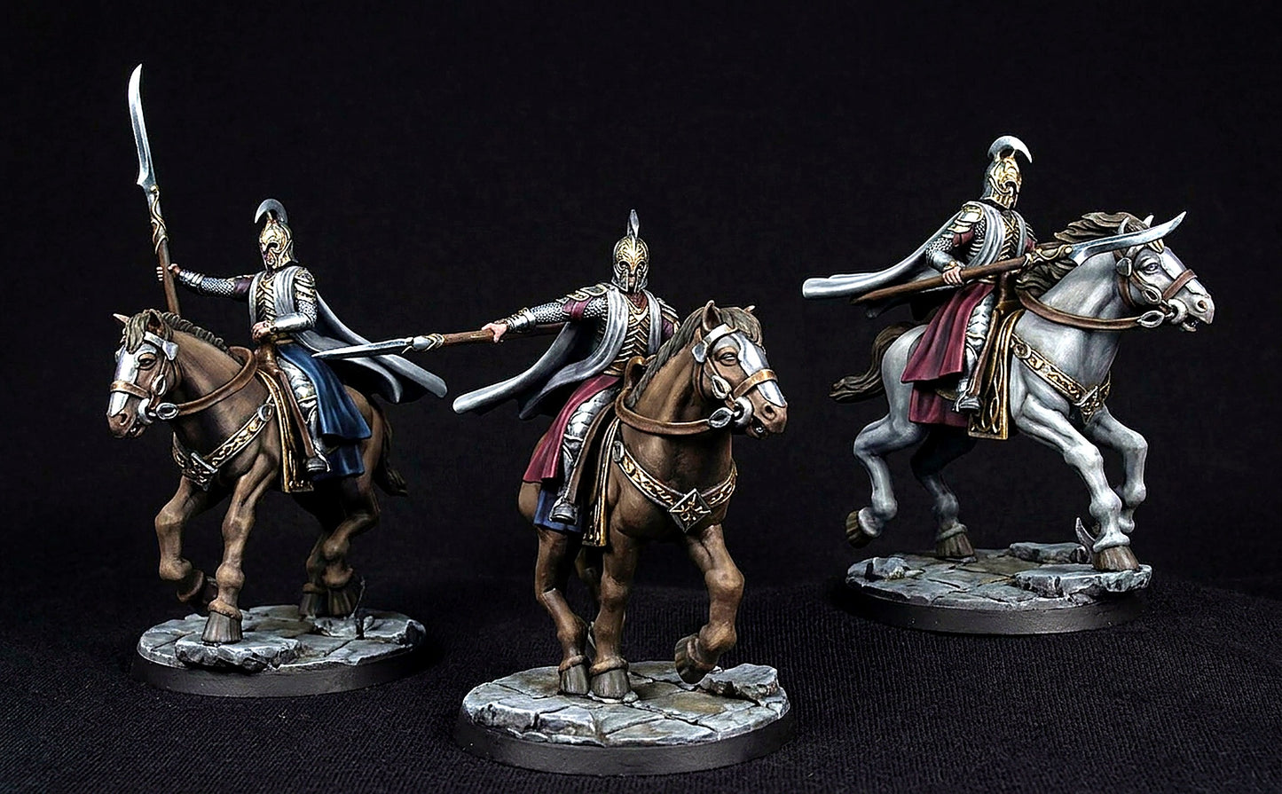 Miniatura Jinete de Rivendel (Lancero y Portaestandarte) Rivendel resina 32mm - Drakholm