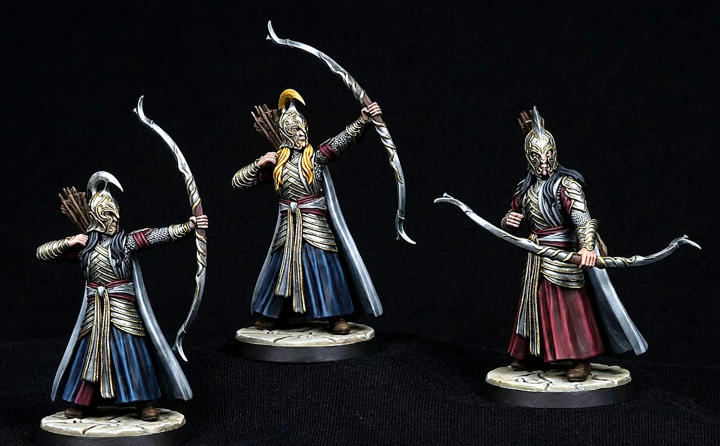 Miniatura Elfo de Rivendel (Arquero) Rivendel resina 32mm - Drakholm