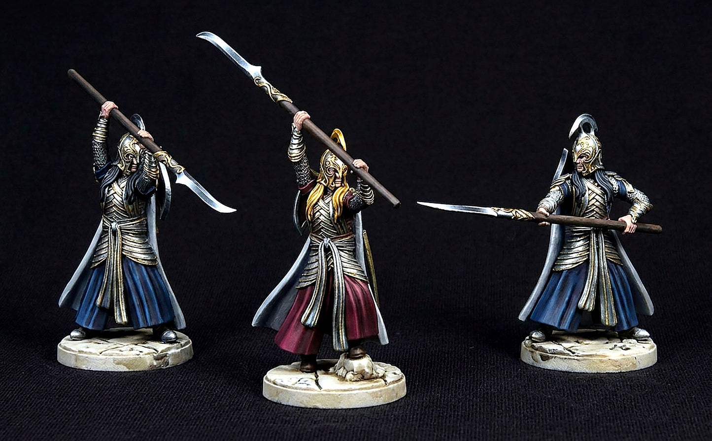 Miniatura Elfo de Rivendel (Lancero de Élite) Rivendel resina 32mm - Drakholm