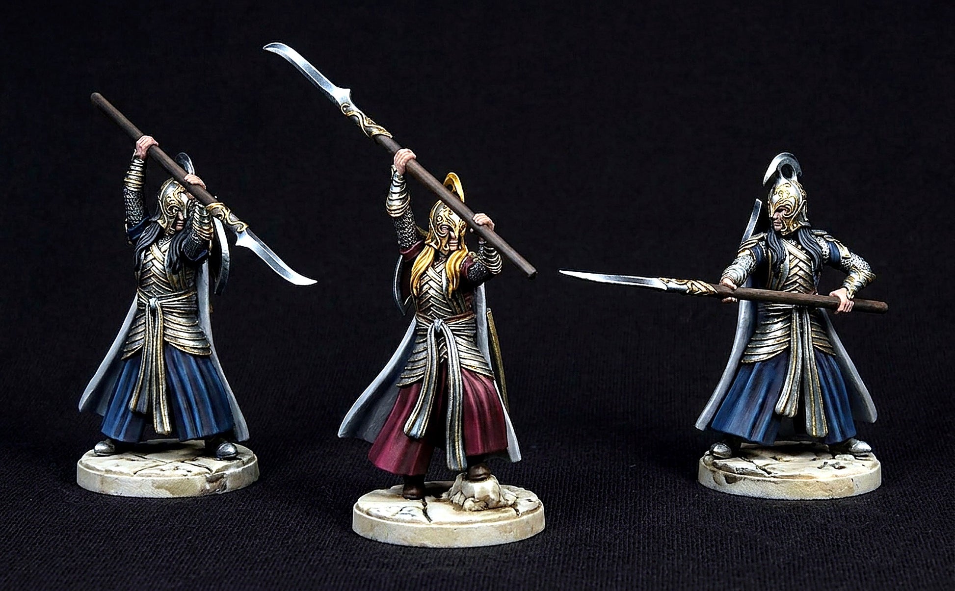 Miniatura Elfo de Rivendel (Lancero de Élite) Rivendel resina 32mm - Drakholm