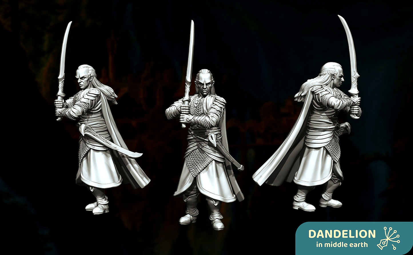 Miniatura Guardia de Elrond Rivendel resina 32mm - Drakholm