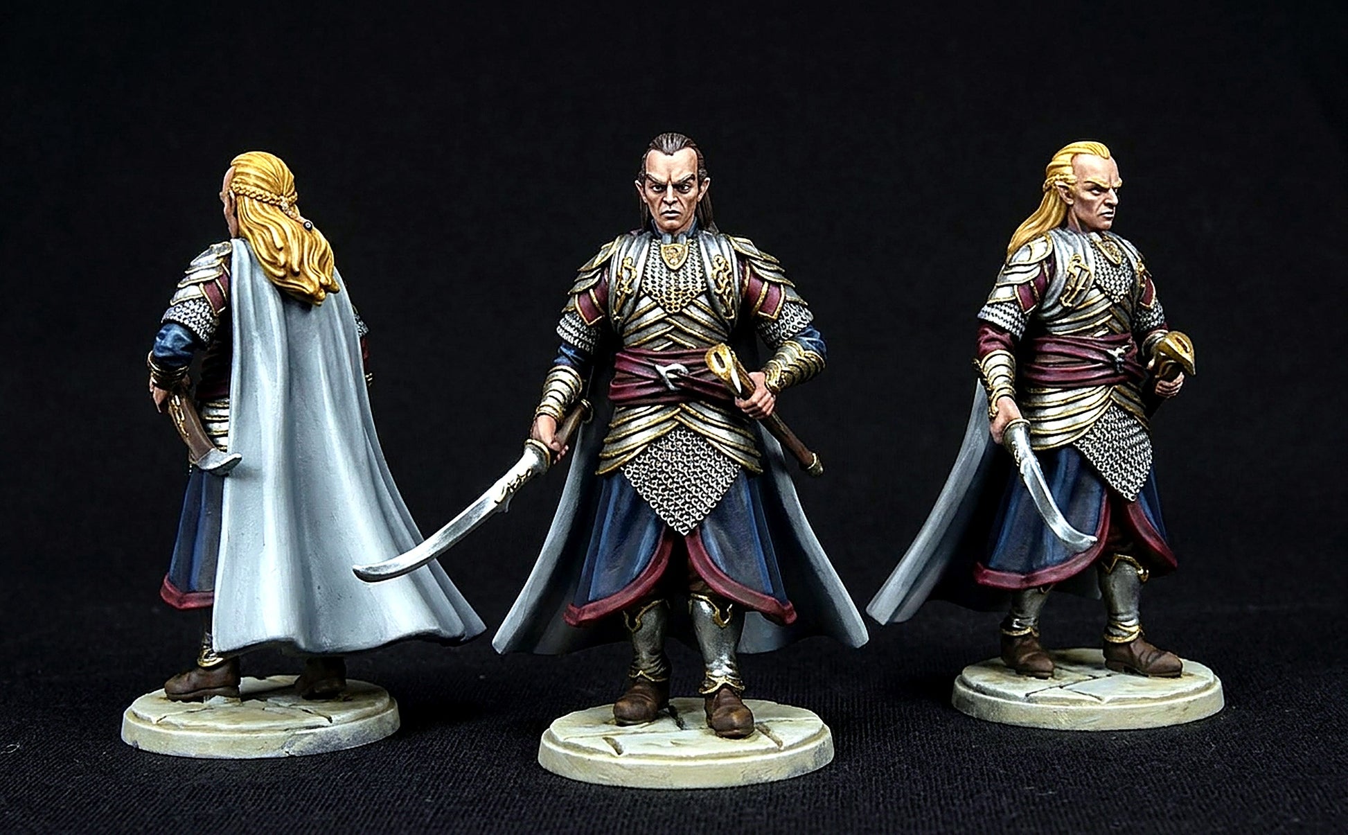 Miniatura Elrond a Pie Rivendel resina 32mm - Drakholm