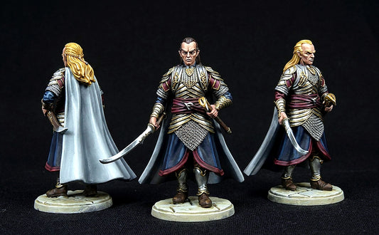 Miniatura Elrond a Pie Rivendel resina 32mm - Drakholm