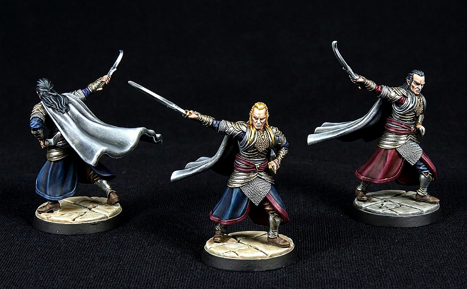 Miniatura Elrond Atacando Rivendel resina 32mm - Drakholm
