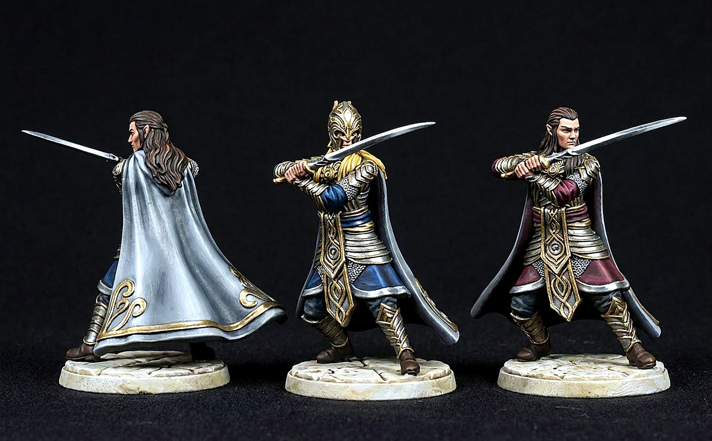 Miniatura Guardia de Glorfindel Rivendel resina 32mm - Drakholm