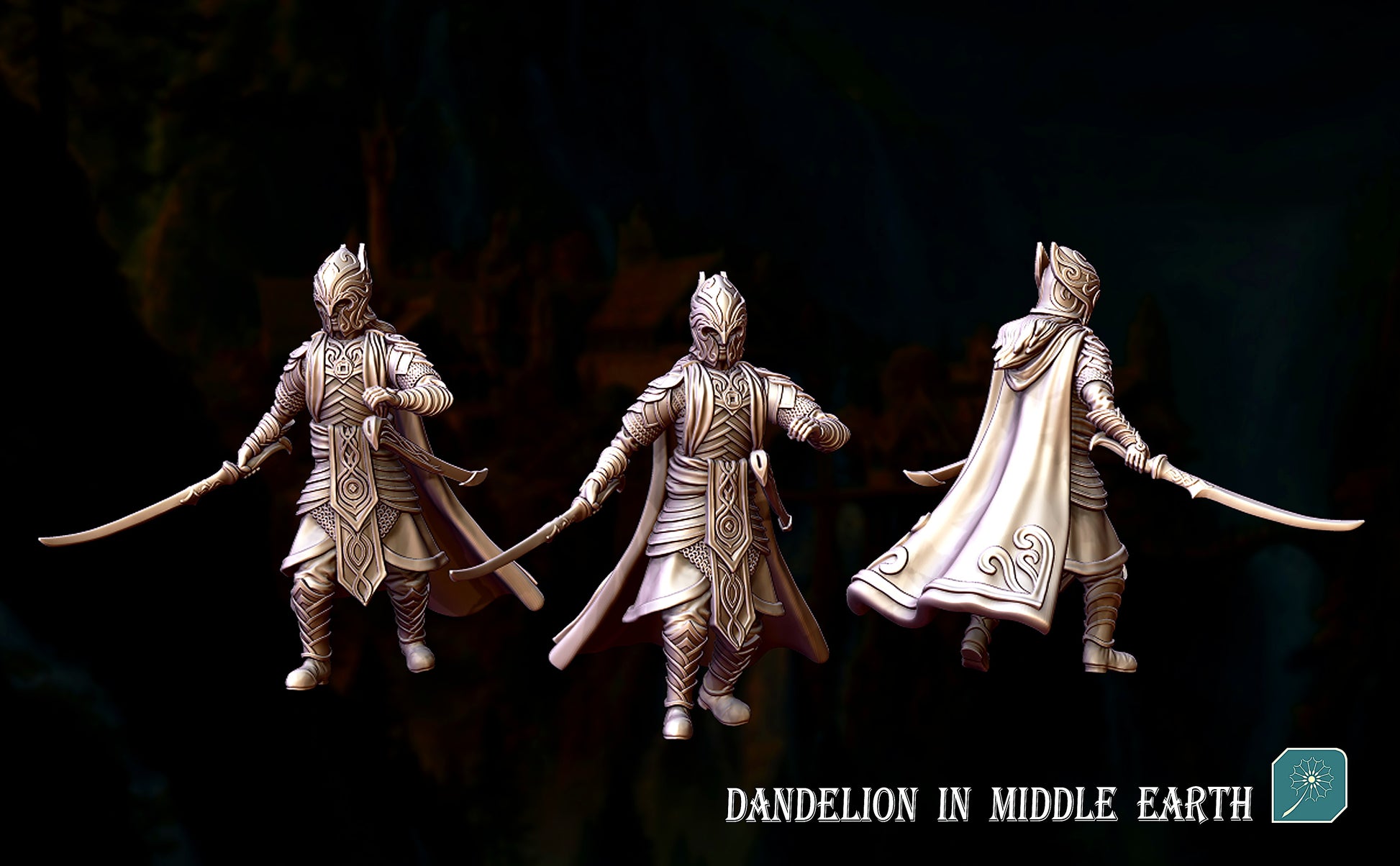 Miniatura Glorfindel de Rivendel Rivendel resina 32mm - Drakholm