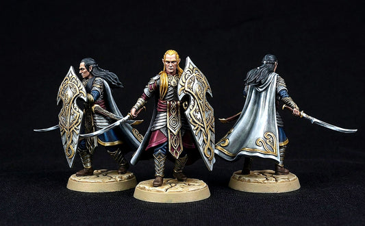 Miniatura Glorfindel con Espada y Escudo Rivendel resina 32mm - Drakholm