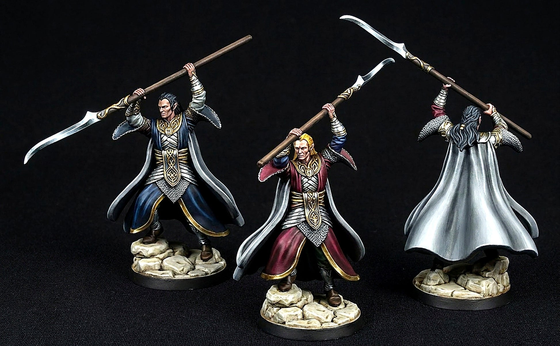 Miniatura Gil-galad, Rey Supremo de los Altos Elfos Rivendel resina 32mm - Drakholm