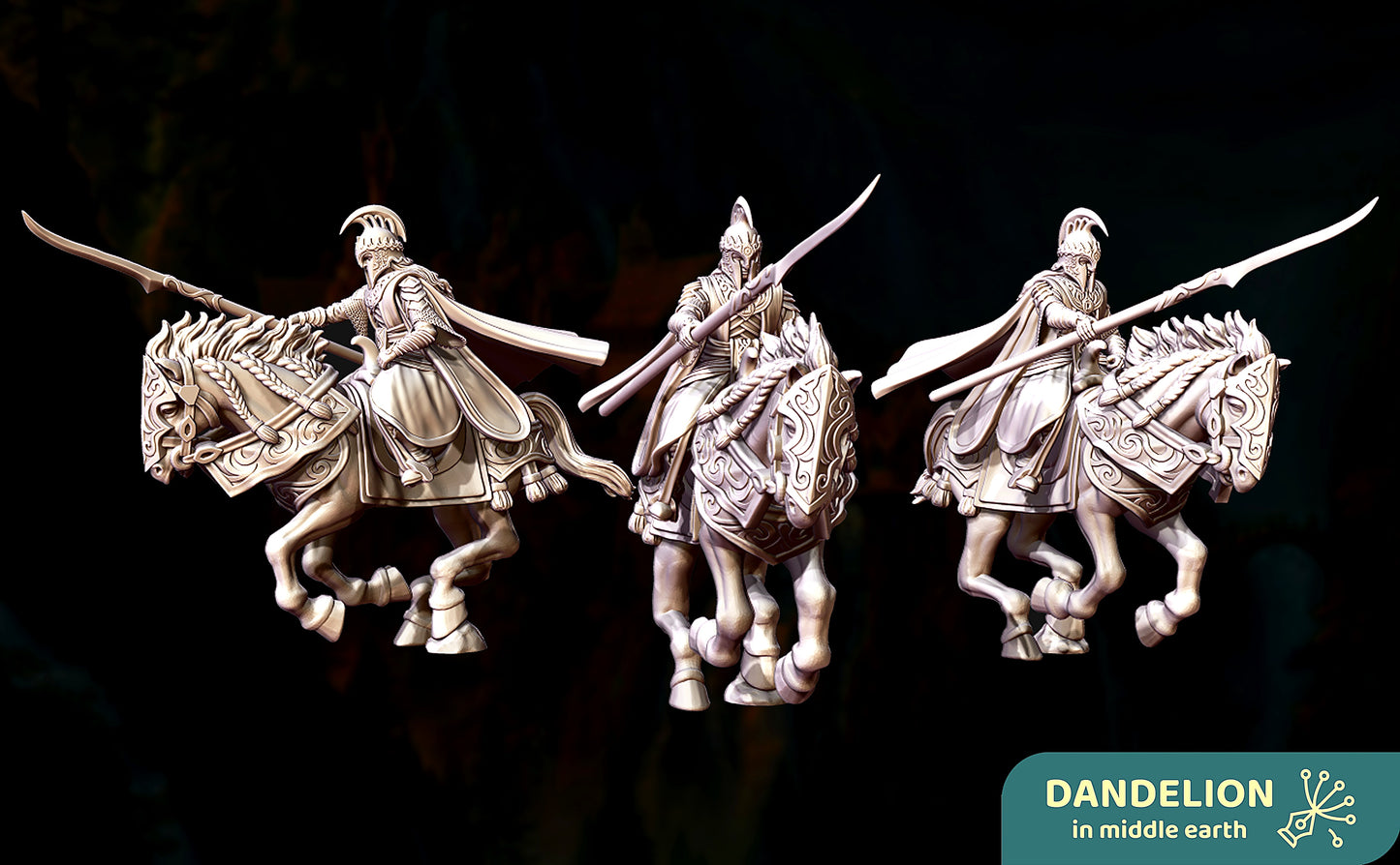 Miniatura Gil-galad, Rey Supremo de los Altos Elfos Rivendel resina 32mm - Drakholm