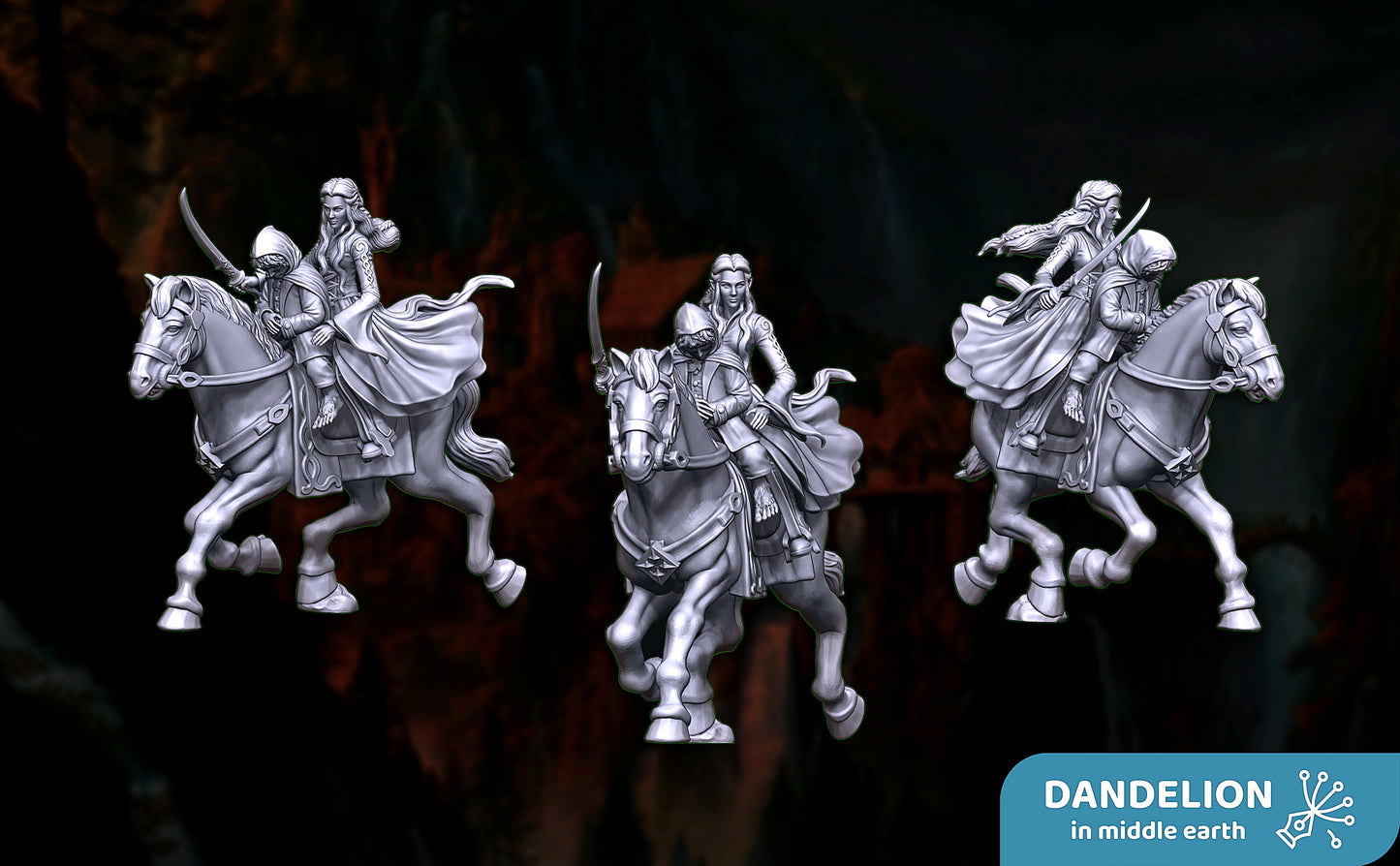 Miniatura Dama Noble de Rivendel Rivendel resina 32mm - Drakholm