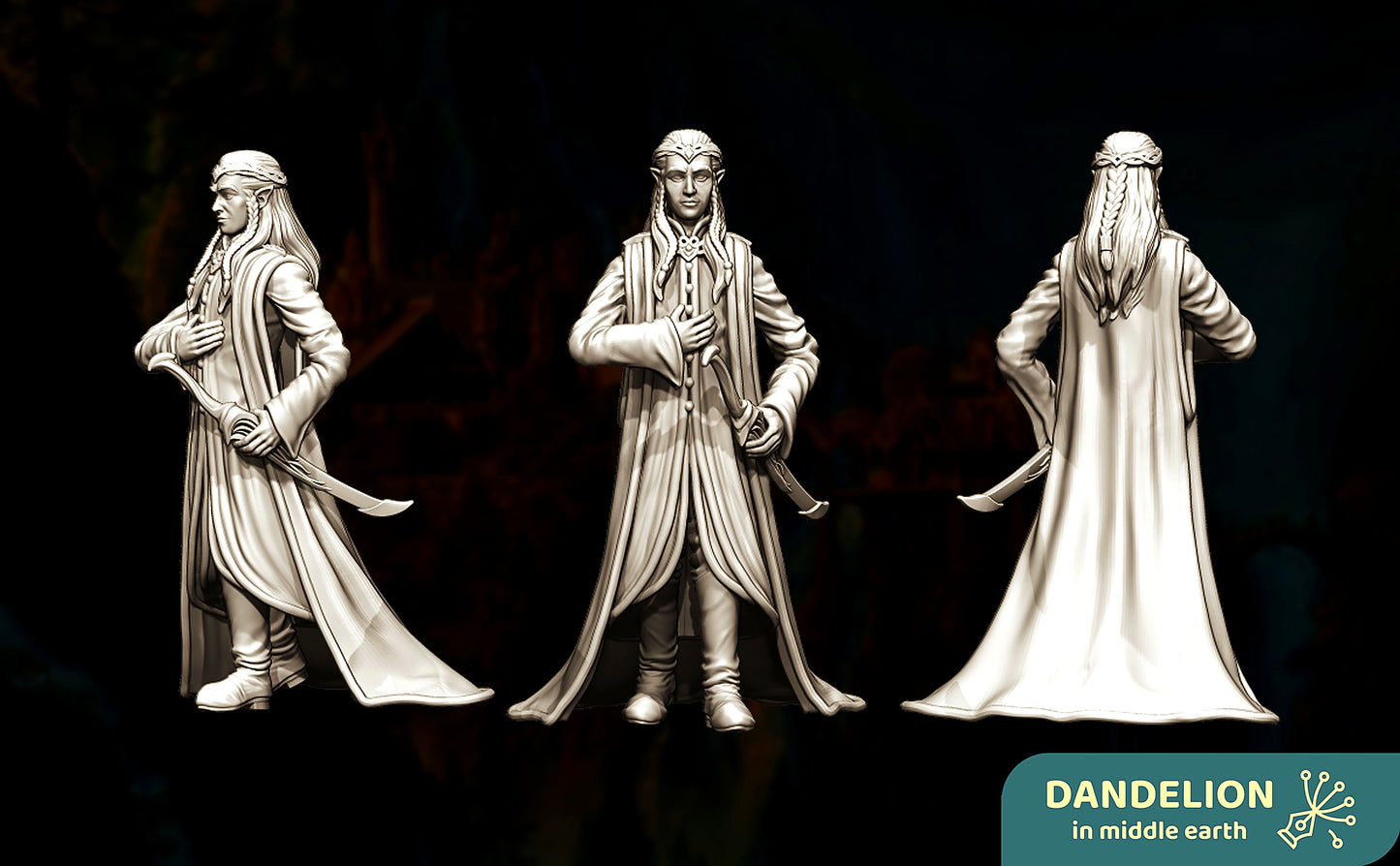 Miniatura El Senescal de Rivendel Rivendel resina 32mm - Drakholm