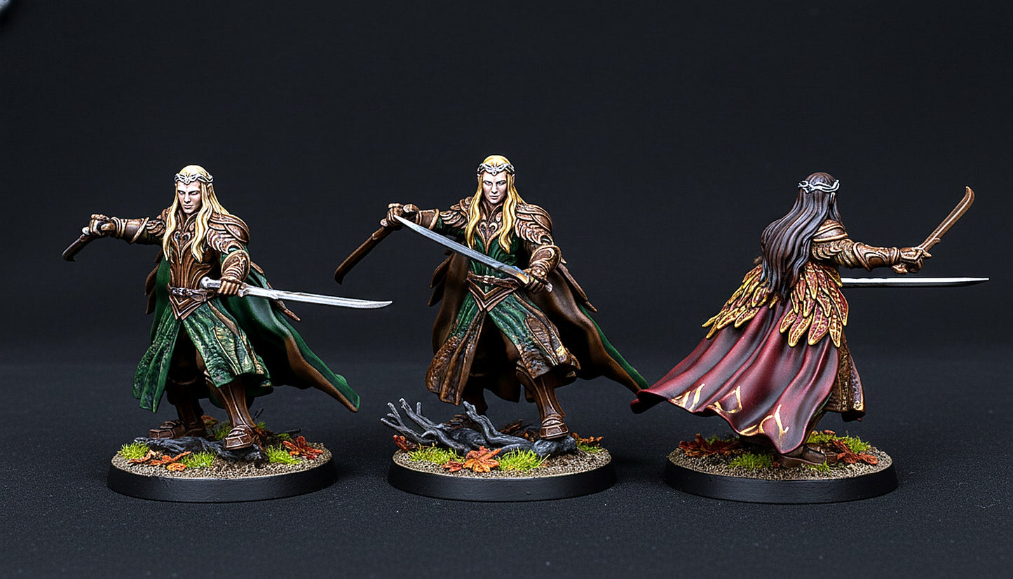 Miniatura Thranduil, Rey Élfico del Bosque Negro Bosque Negro resina 32mm - Drakholm
