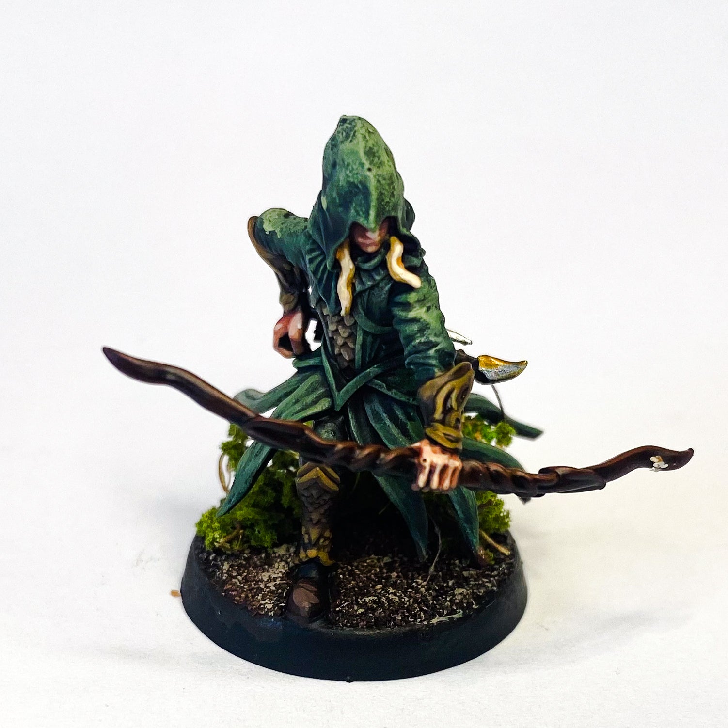 Miniatura Cazadora Elfa del Bosque Negro Bosque Negro resina 32mm - Drakholm