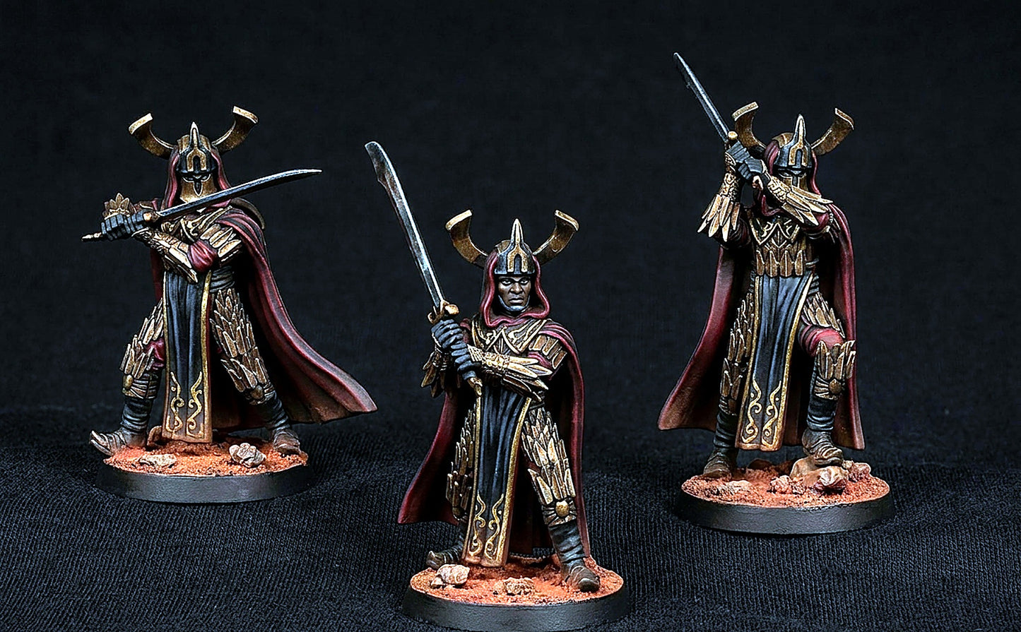 Miniatura Amdûr, Señor de las Espadas (Rhûn) Rhûn resina 32mm - Drakholm