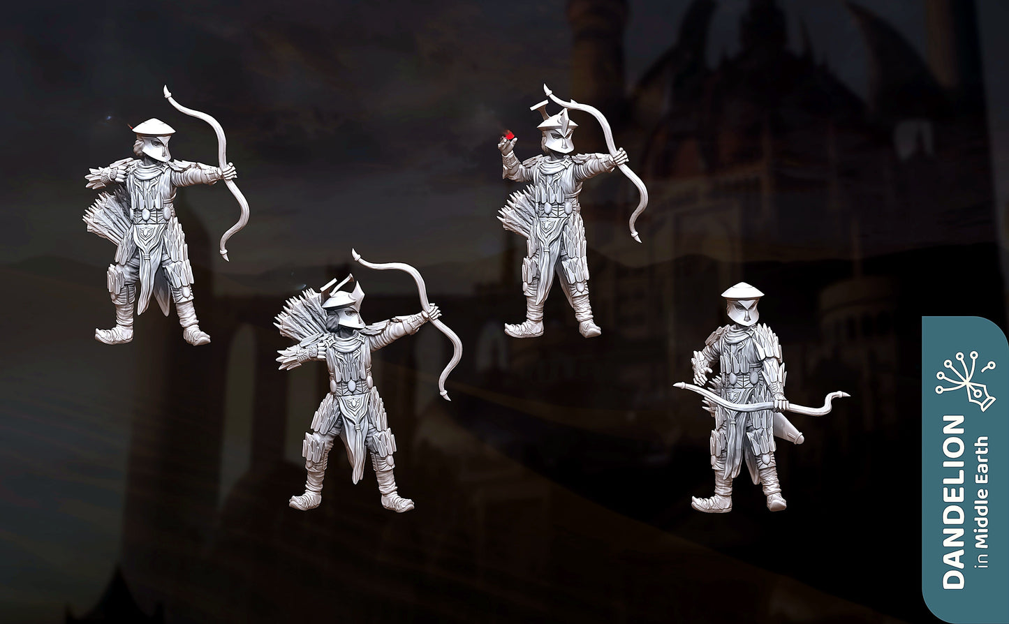 Miniatura Arquero Easterling de Rhûn Rhûn resina 32mm - Drakholm