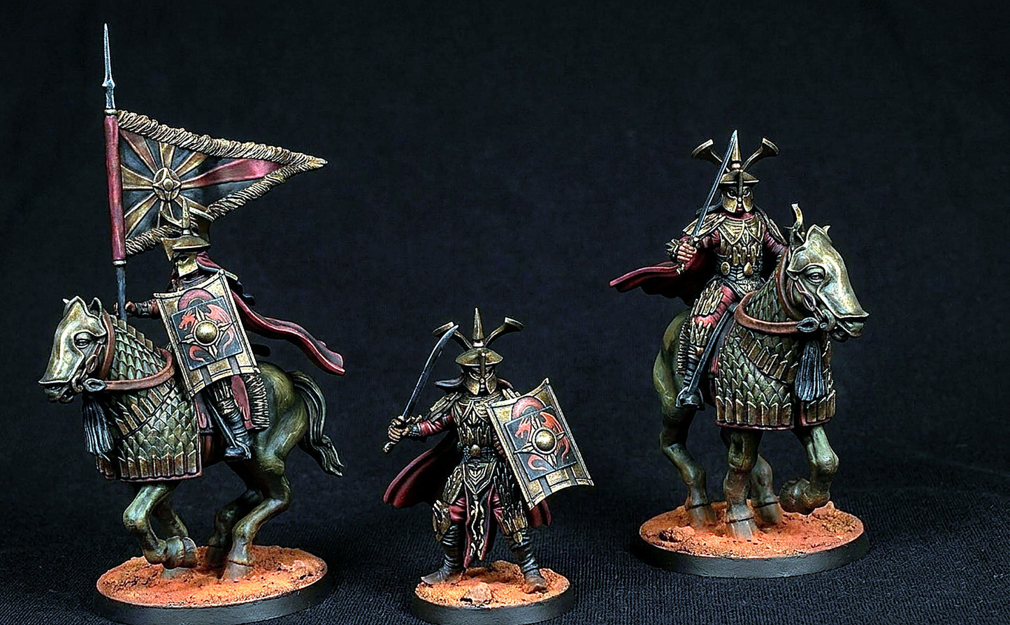 Miniatura Capitán Catafracto de Rhûn Rhûn resina 32mm - Drakholm