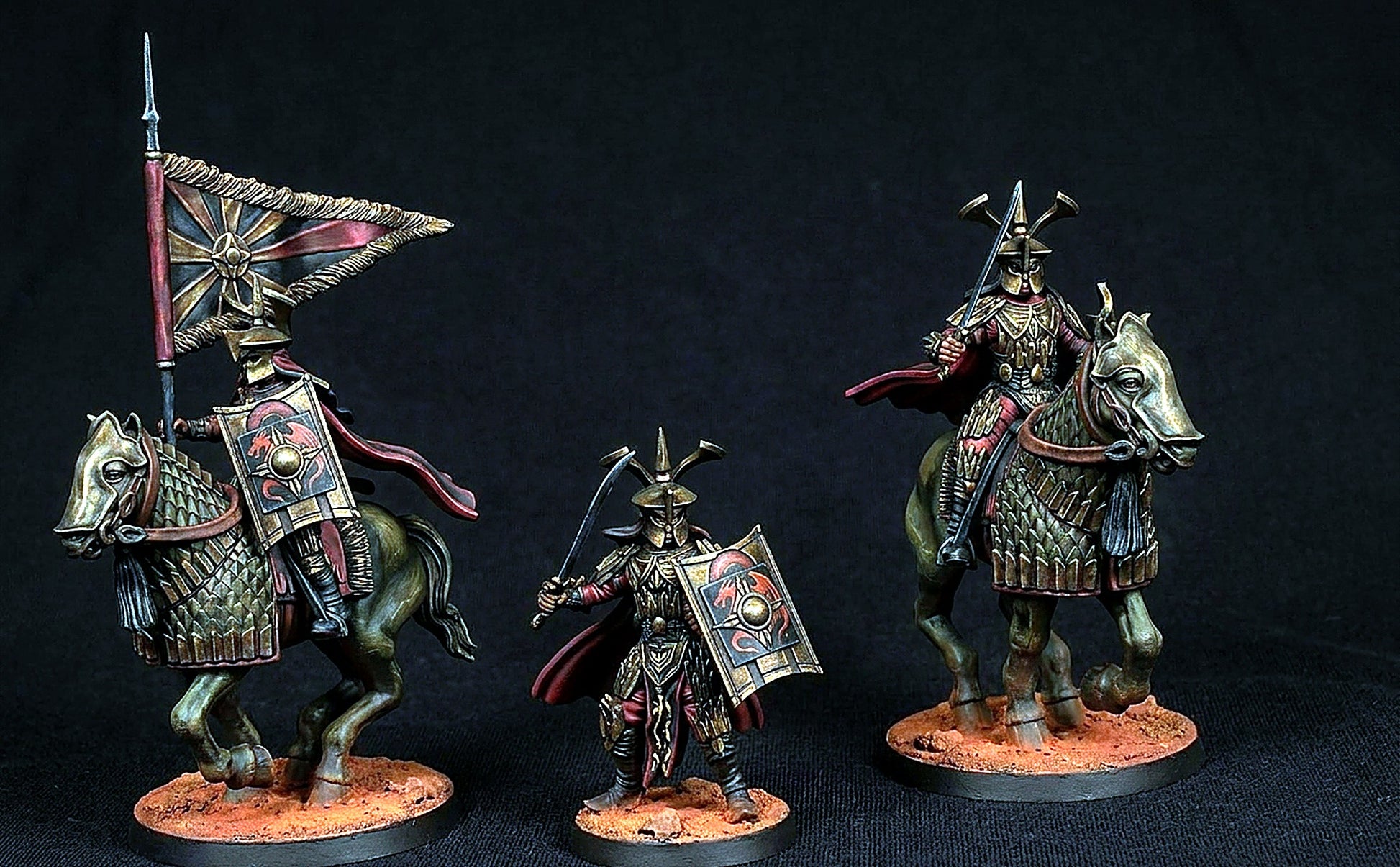 Miniatura Capitán Catafracto de Rhûn Rhûn resina 32mm - Drakholm