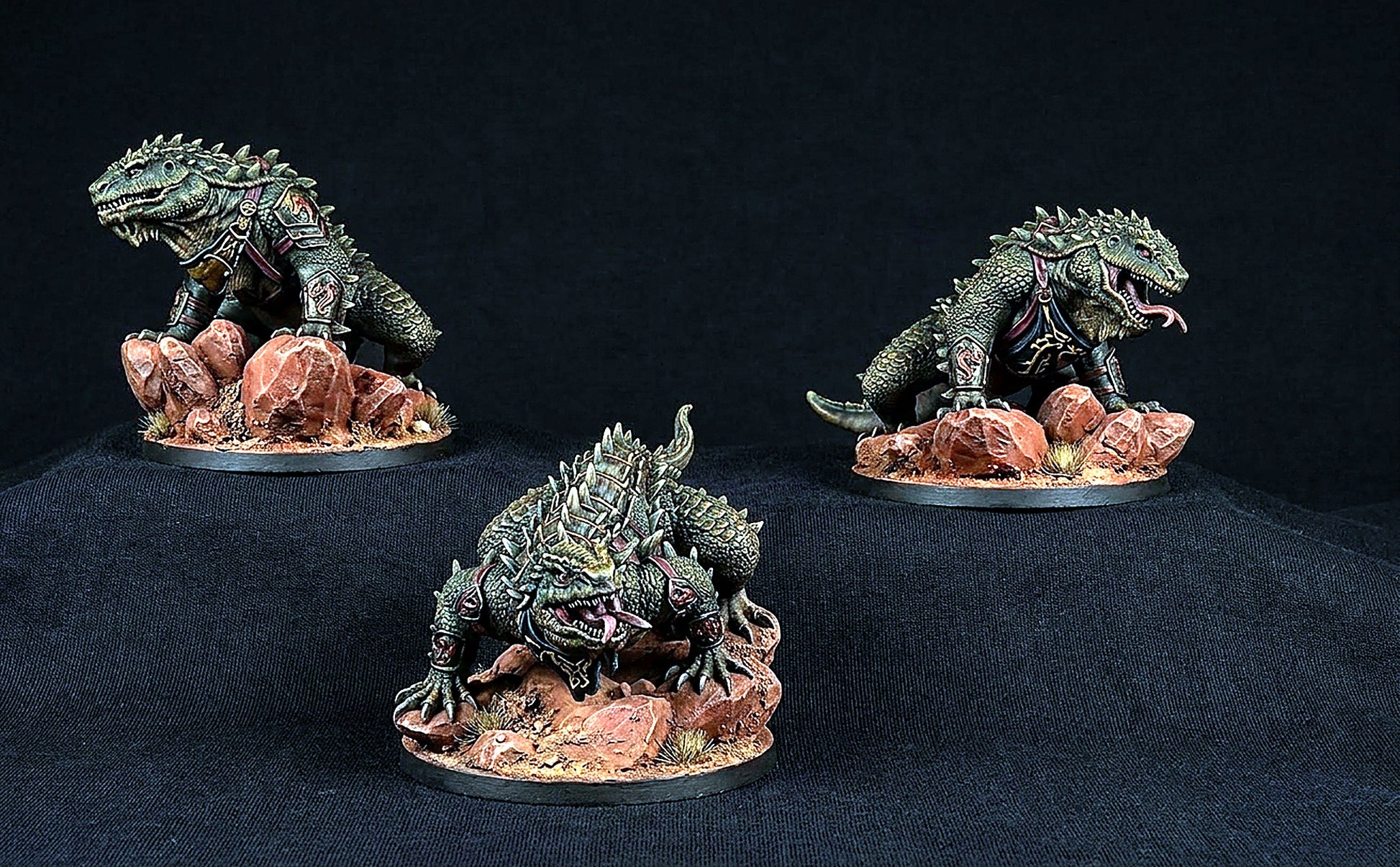 Miniatura Dragón de Tierra de Rhûn (sin armadura) Rhûn resina 32mm - Drakholm