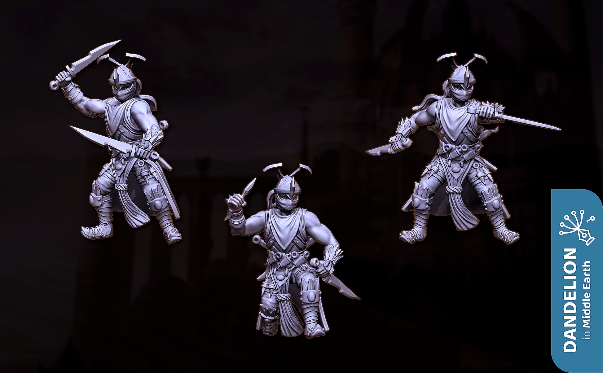 Miniatura Asesino de Rhûn Rhûn resina 32mm - Drakholm