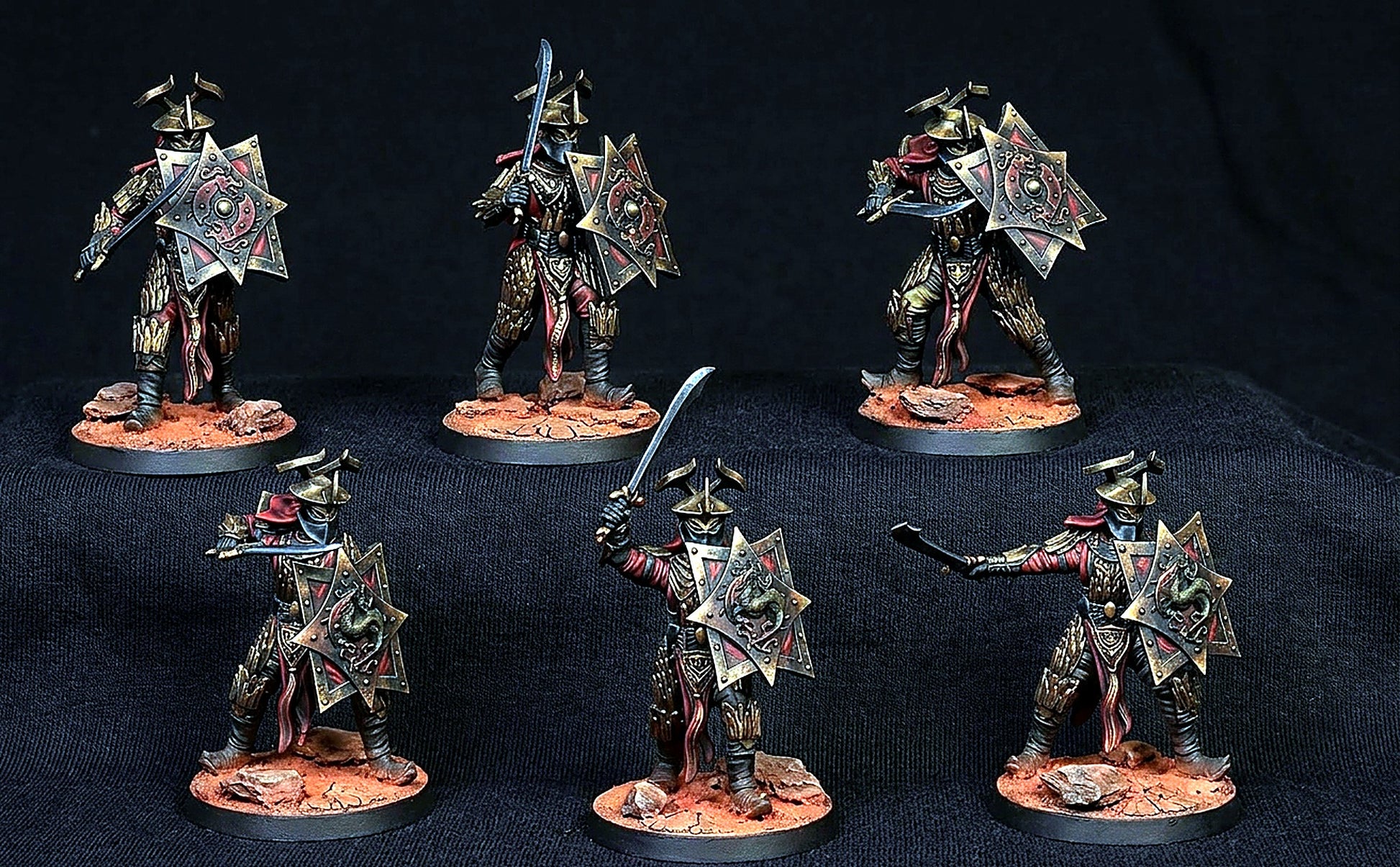 Miniatura Fuerza de Élite del Dragón Negro (Rhûn) Rhûn resina 32mm - Drakholm