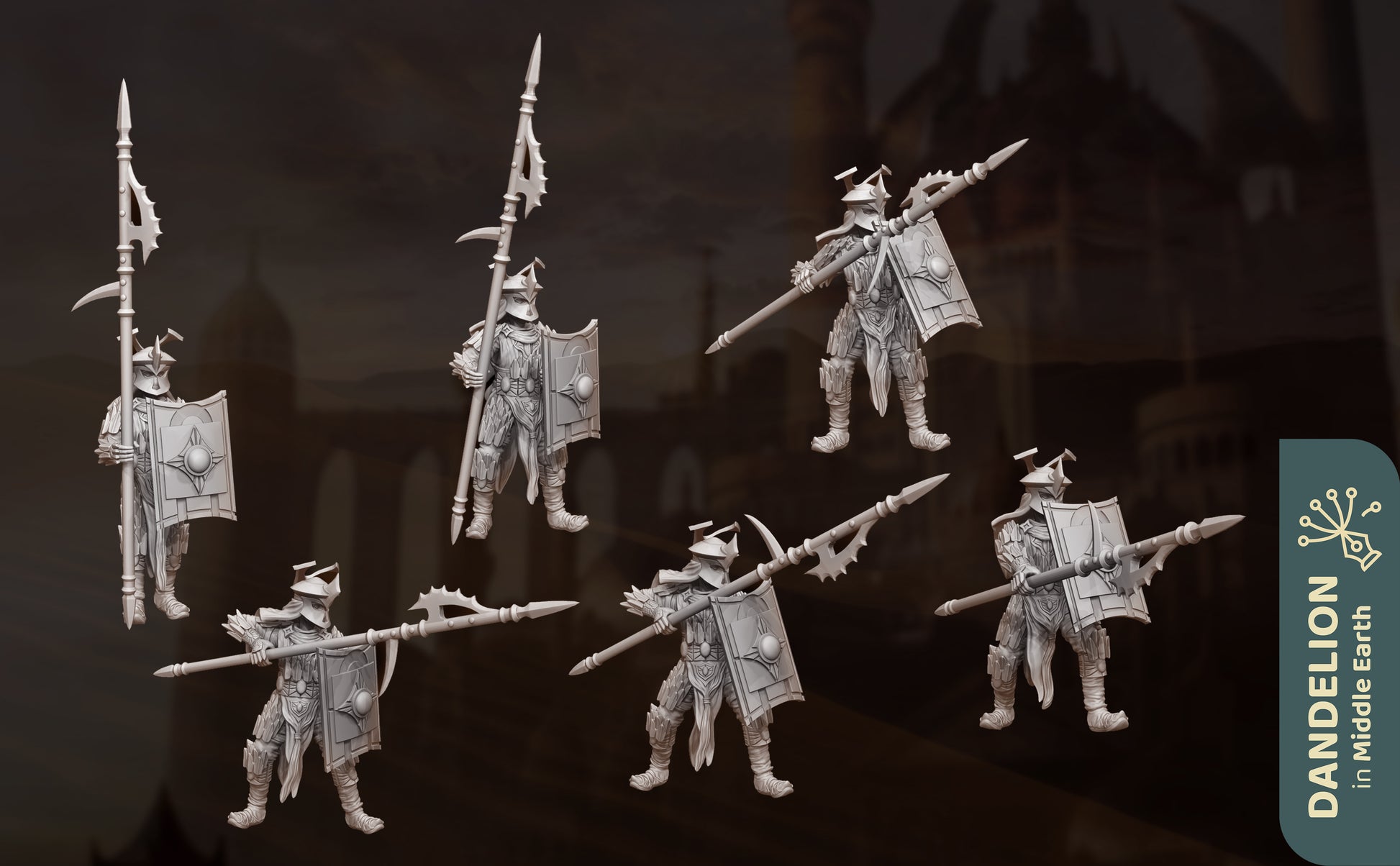 Miniatura Piquero de Rhûn Rhûn resina 32mm - Drakholm
