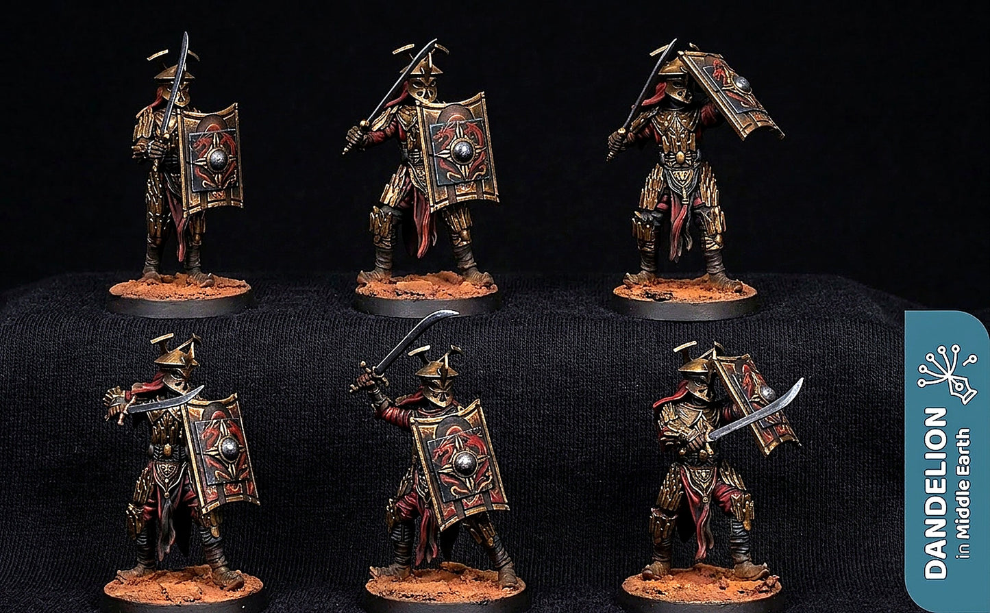 Miniatura Espadachín de Rhûn Rhûn resina 32mm - Drakholm