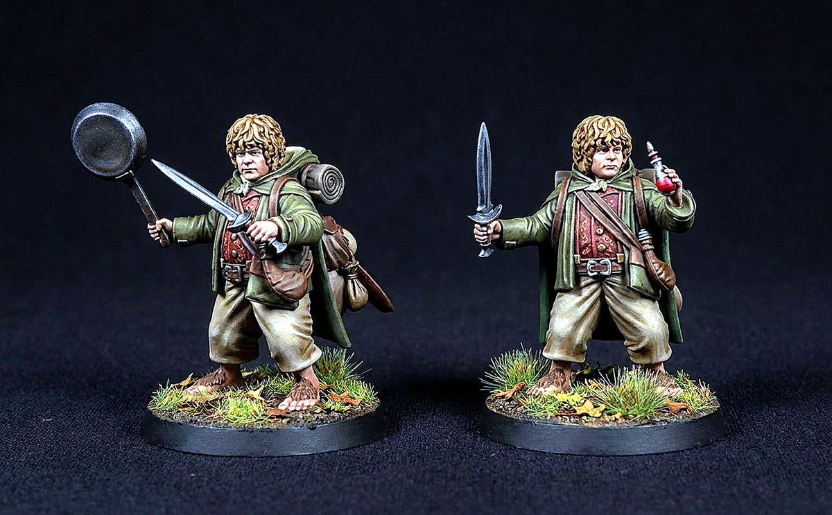 El Mediano, Sirviente Fiel de la Comunidad · La Comunidad del Anillo · Miniatura 28mm · Drakholm