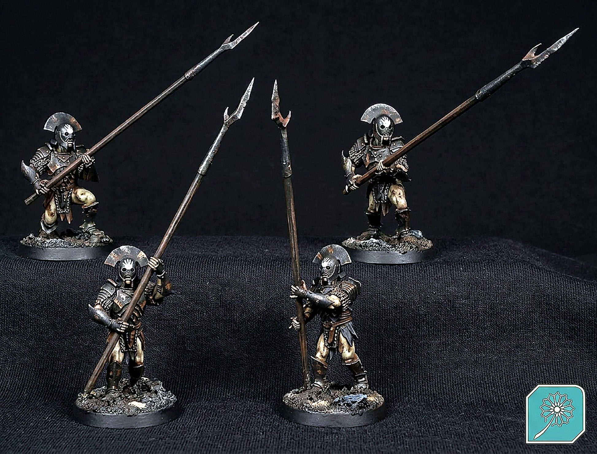 Miniatura Piquero Uruk-hai de Élite de Isengard Isengard resina 32mm - Drakholm