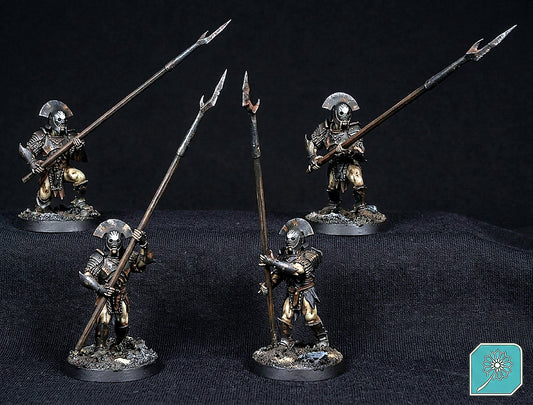 Miniatura Piquero Uruk-hai de Élite de Isengard Isengard resina 32mm - Drakholm