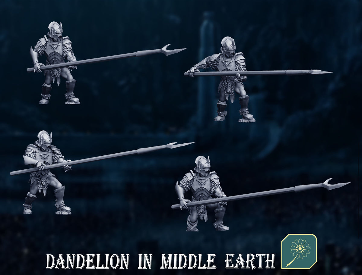 Uruk-hai de Isengard (Piquero) · Isengard · Miniatura 28mm · Drakholm