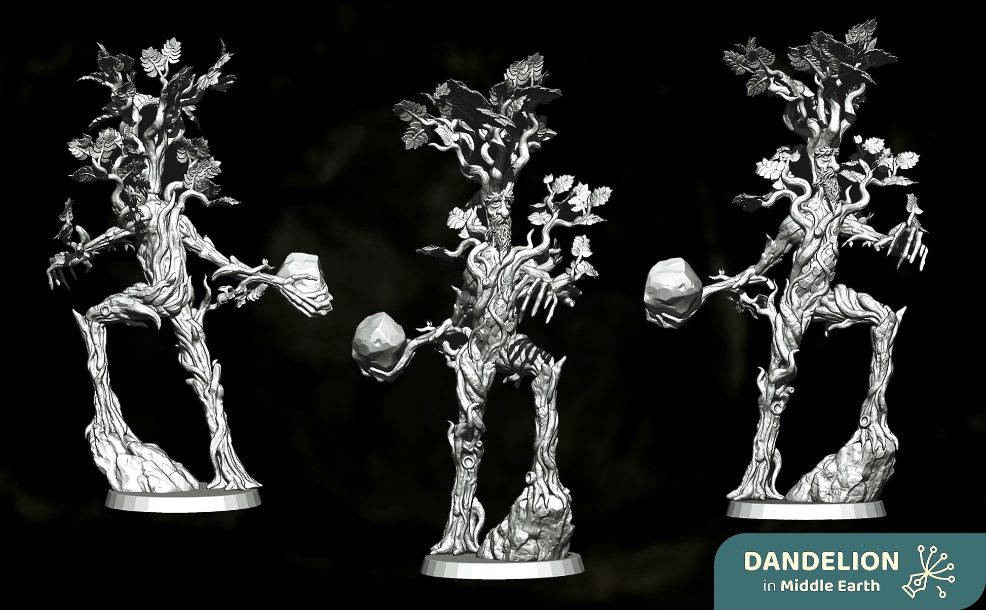 Miniatura Hueso de Haya, Ent de Fangorn Ents resina 32mm - Drakholm
