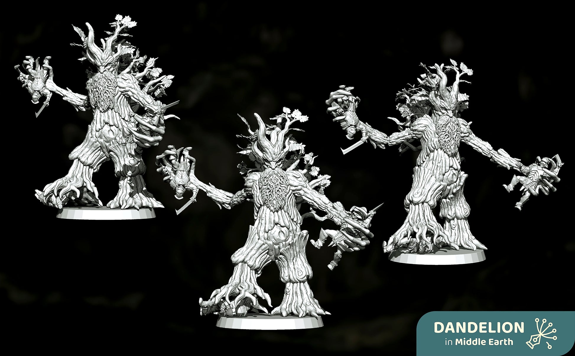 Miniatura Trabahojas, Ent de Fangorn Ents resina 32mm - Drakholm