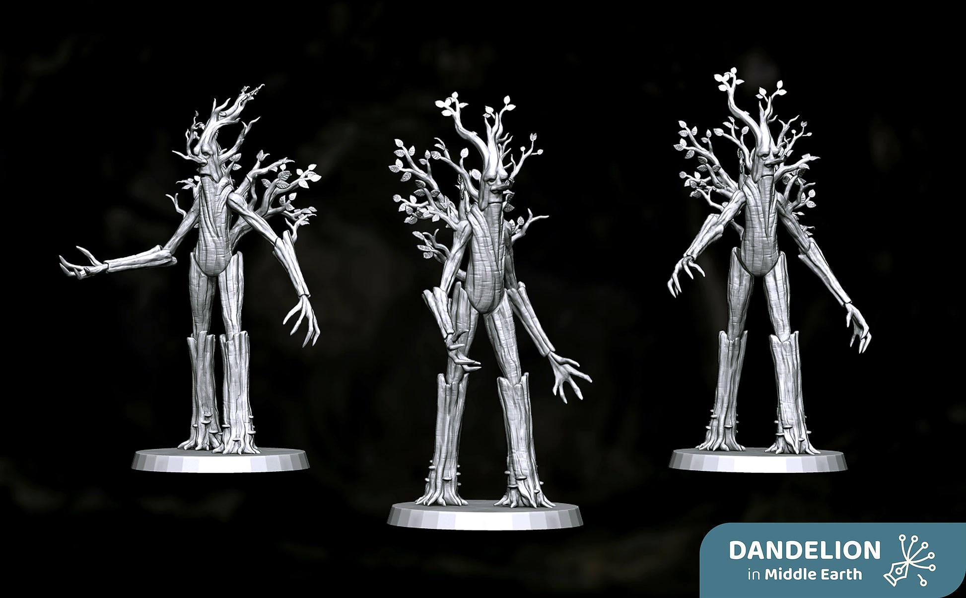 Miniatura Árbol Joven, Ent de Fangorn Ents resina 32mm - Drakholm