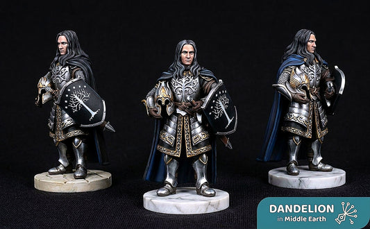 Miniatura Capitán de la Guardia de la Ciudadela y la Compañía Blanca de Gondor Gondor resina 32mm - Drakholm